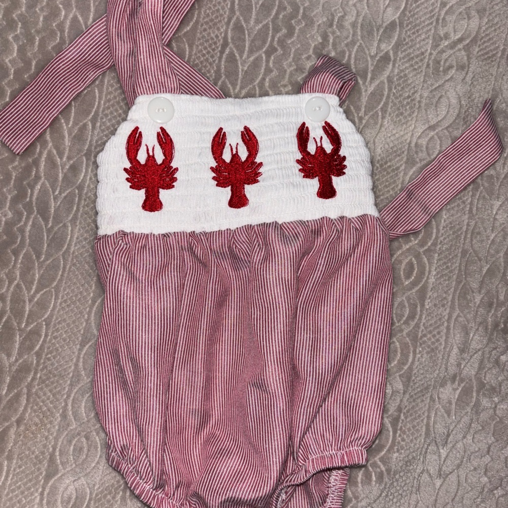 Red Lobster Smocked Bubble
